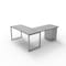 We'Re It Connect It L-Shaped Desk, 77 in D X 30 in H, 60 in W X Thermally Fused Laminate DI60304824L1BBF-BS-GO - alternate 2